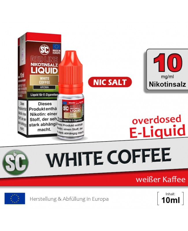 SC Red Line White Coffee Liquids