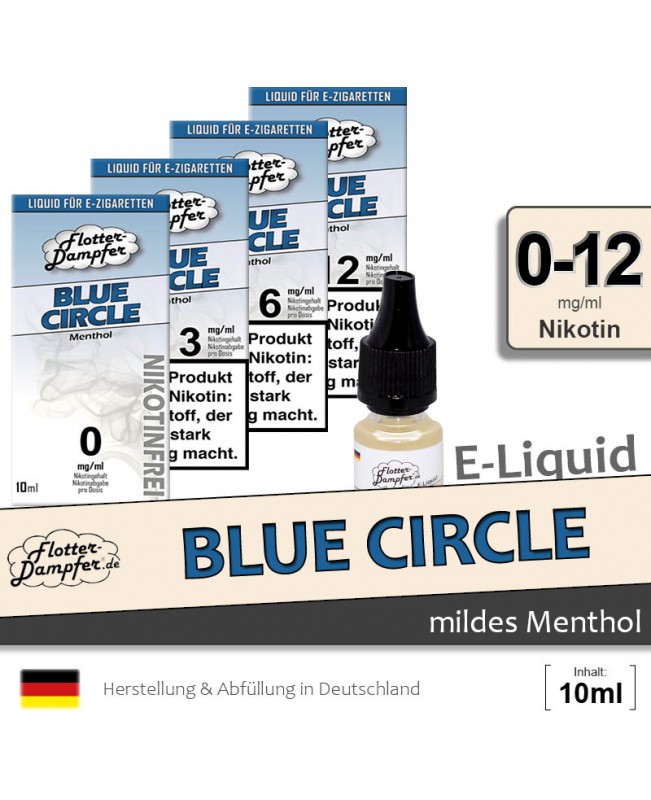 Blue Circle Menthol Liquids • Flotter-Dampfer