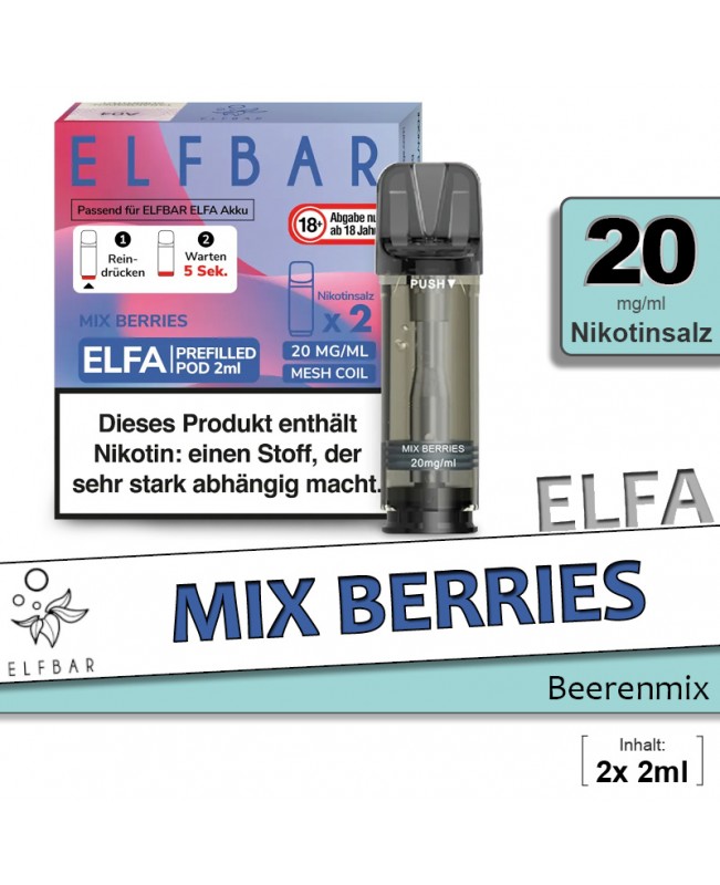 Elfbar Elfa Mix Berries Pods