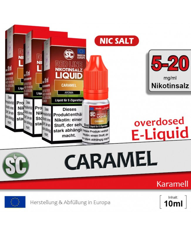 SC Red Line Caramel Liquids