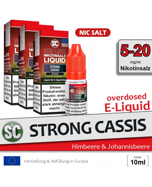 SC Red Line Strong Cassis Liquids