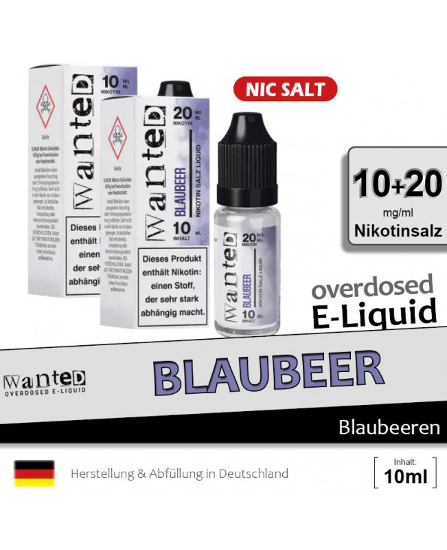 Wanted Blaubeer Liquids