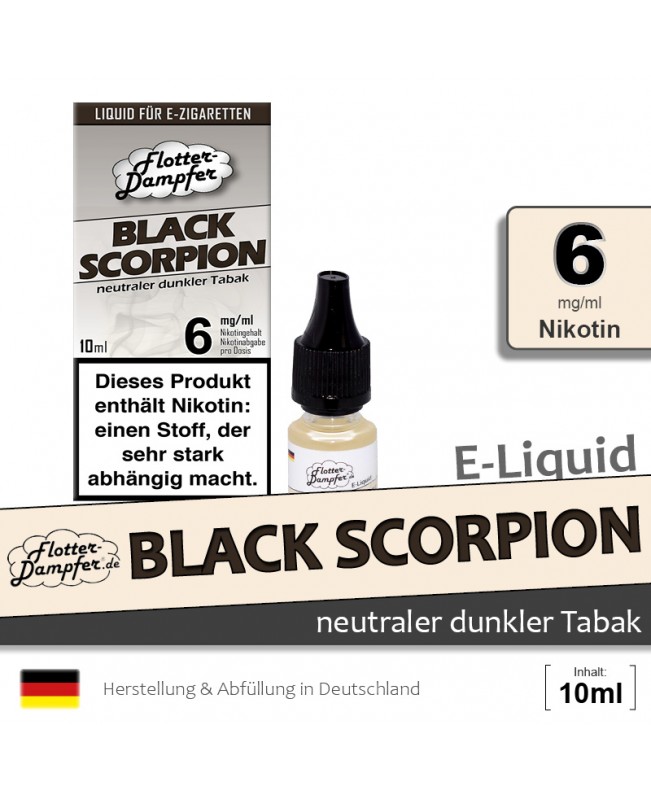 Black Scorpion Liquids • Flotter-Dampfer