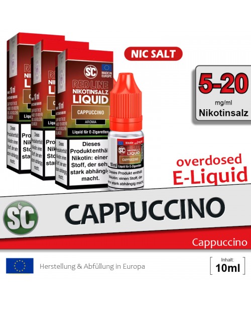 SC Red Line Cappuccino Liquids 