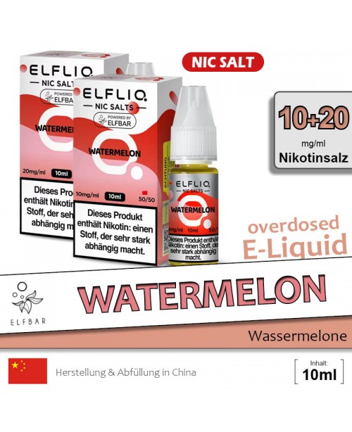 Elfbar Elfliq Watermelon Liquids