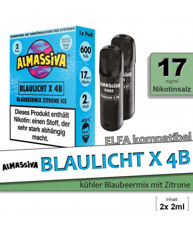 ALMASSIVA Pods Blaulicht x 4B