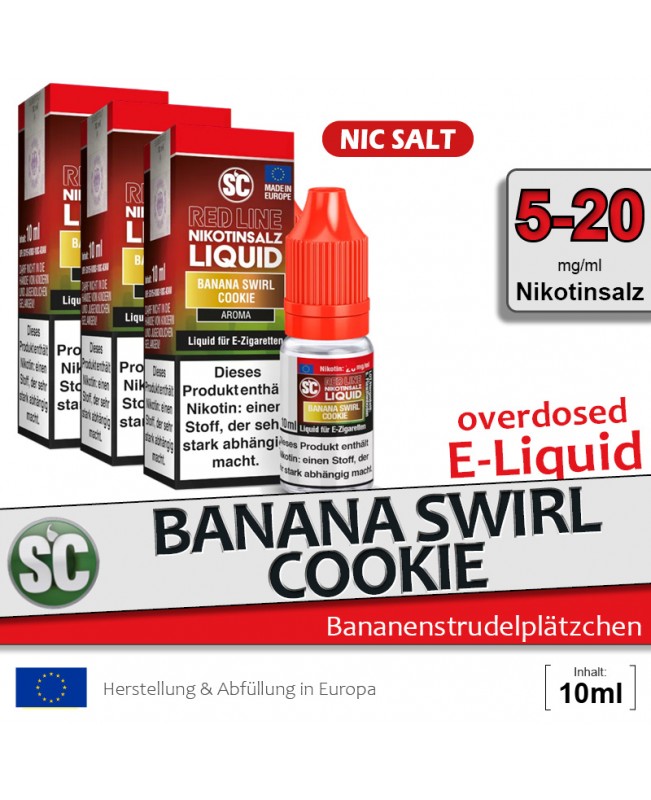 SC Red Line Banana Swirl Cookie Liquids