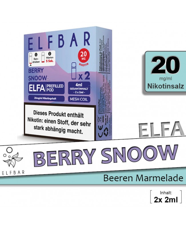 Elfbar Elfa Blueberry Snoow Pods