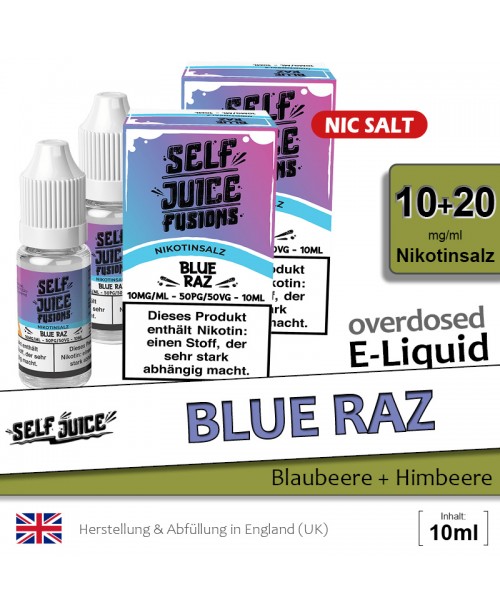 Self Juice Blue Raz Liquids