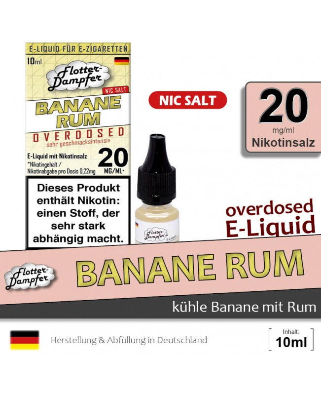 Banane Rum Liquids • Flotter-Dampfer