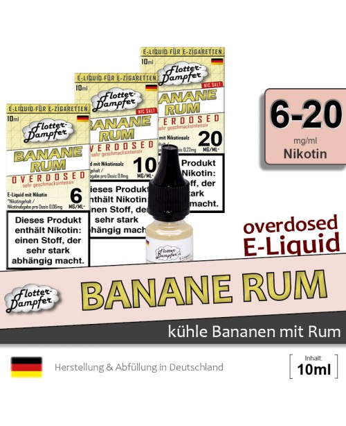 Banane Rum Liquids • Flotter-Dampfer