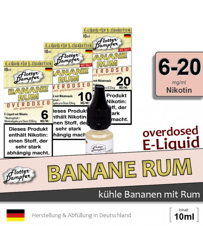 Banane Rum Liquids • Flotter-Dampfer