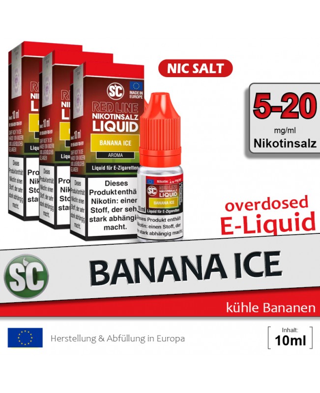 SC Red Line Banana Ice Liquids