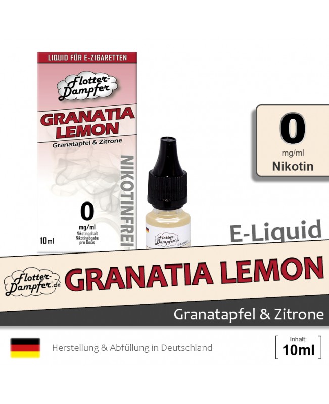 Granatia Lemon Liquids • Flotter-Dampfer