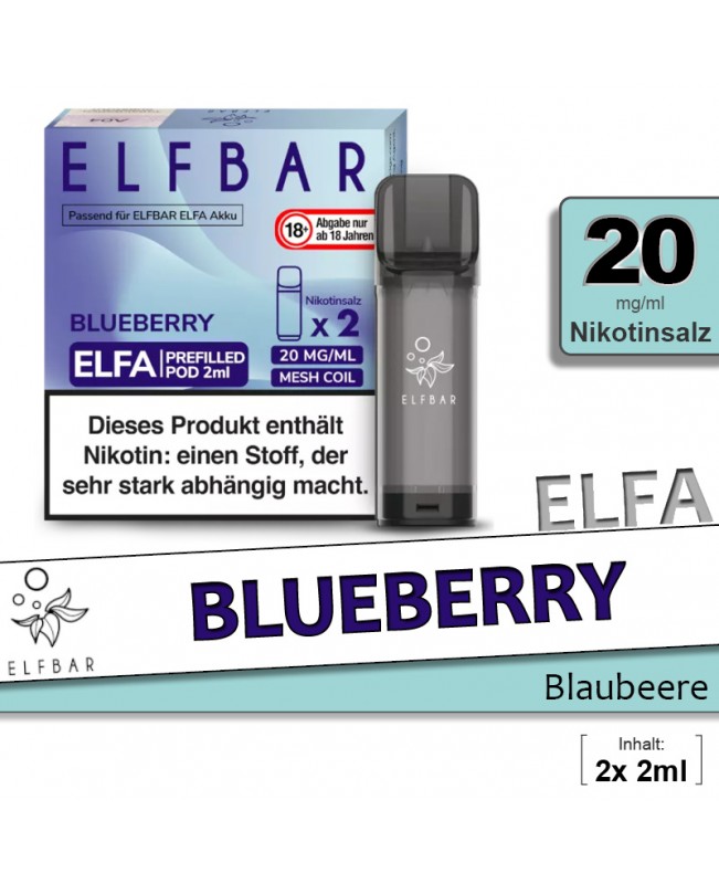 Elfbar Elfa Blueberry Pods