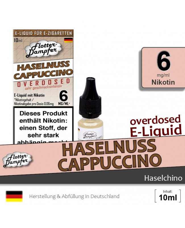 Haselnuss Cappucsino Liquids • Flotter-Dampfer