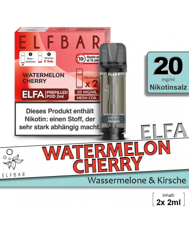 Elfbar Elfa Watermelon Cherry Pods