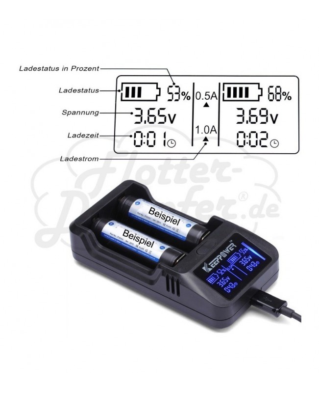 Keeppower L2 Ladegerät