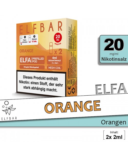 Elfbar Elfa Orange Pods