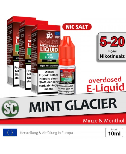SC Red Line Mint Glacier Liquids