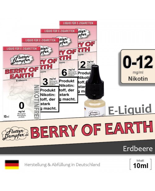Berry of Earth Erdbeer Liquids • Flotter-Dampfer