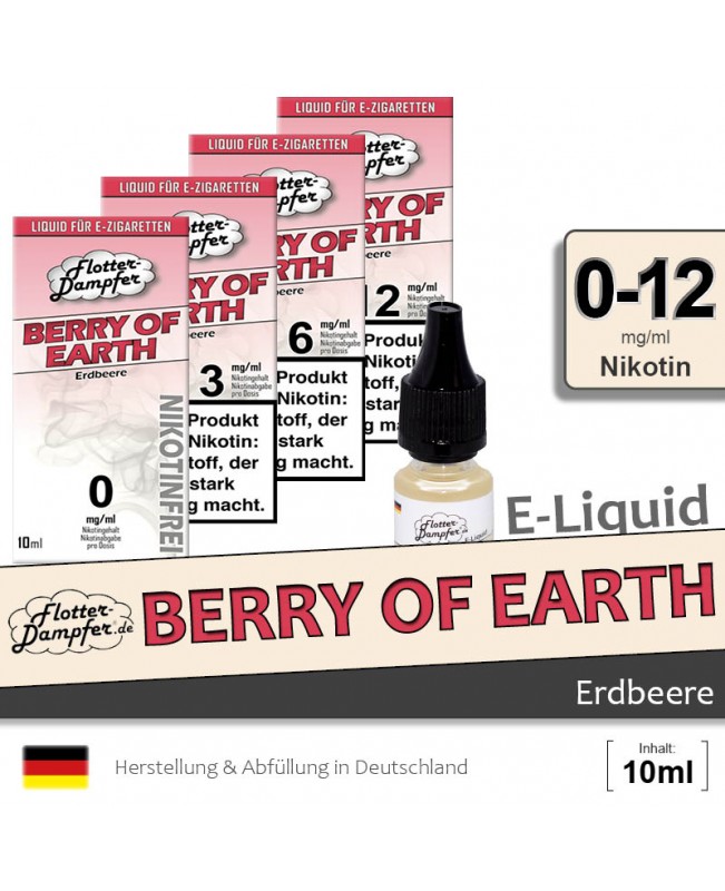 Berry of Earth Erdbeer Liquids • Flotter-Dampfer
