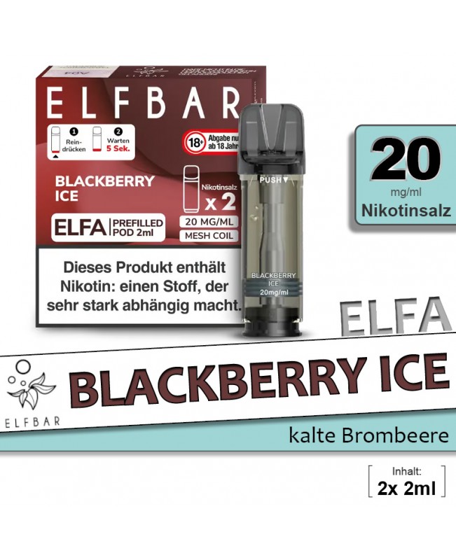 Elfbar Elfa Blackberry Ice Pods