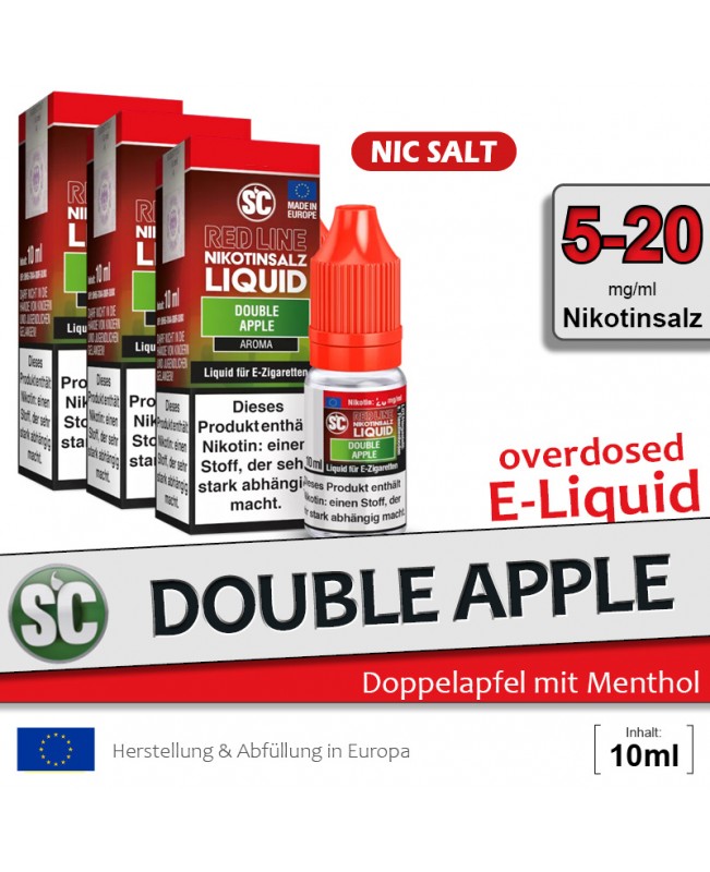 SC Red Line Double Apple Liquids