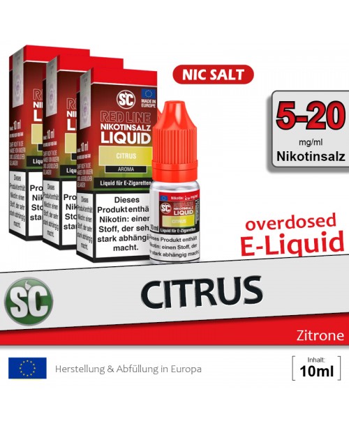 SC Red Line Citrus Liquids