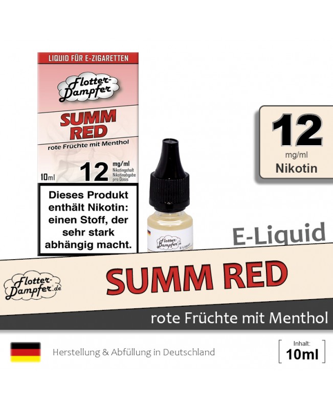 Summ Red Liquids • Flotter-Dampfer