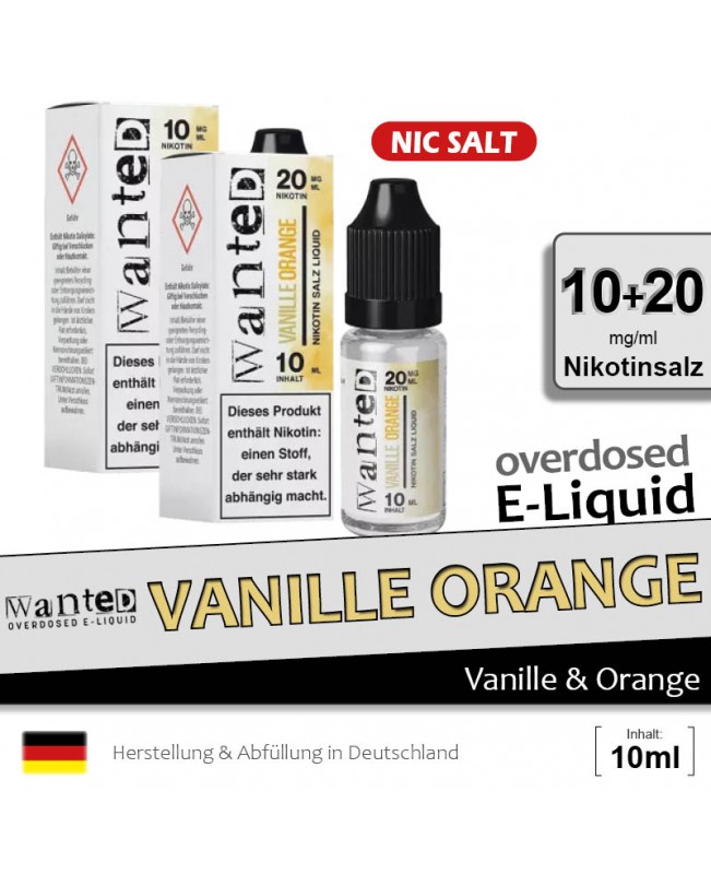 Wanted Vanille Orange Liquids