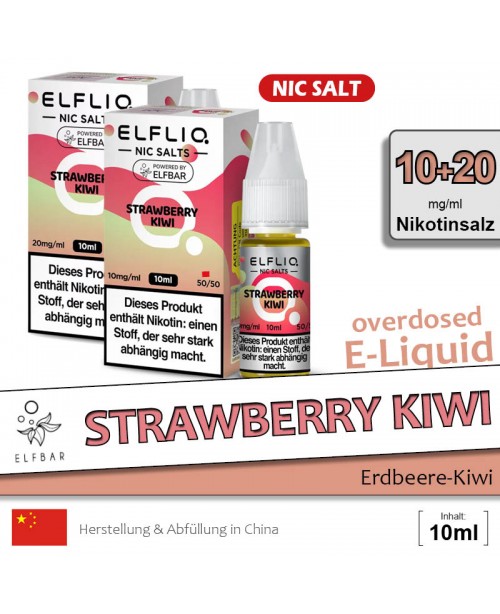 Elfbar Elfliq Strawberry Kiwi Liquids