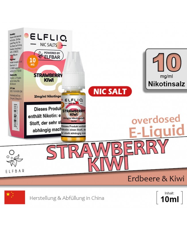 Elfbar Elfliq Strawberry Kiwi Liquids