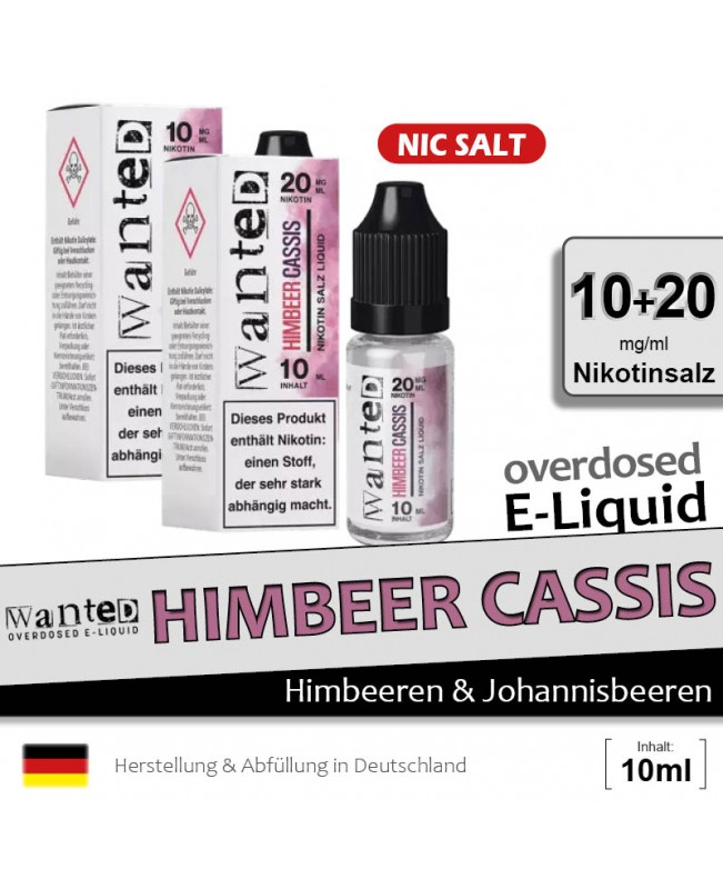 Wanted Himbeer Cassis Liquids