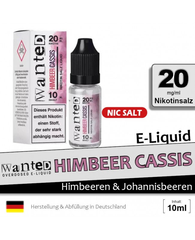 Wanted Himbeer Cassis Liquids