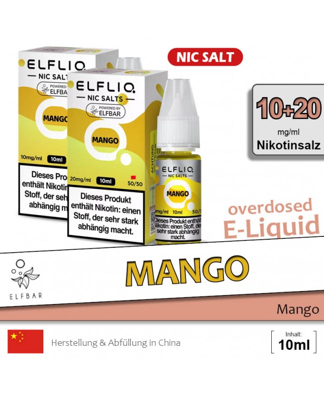 Elfbar Elfliq Mango Liquids