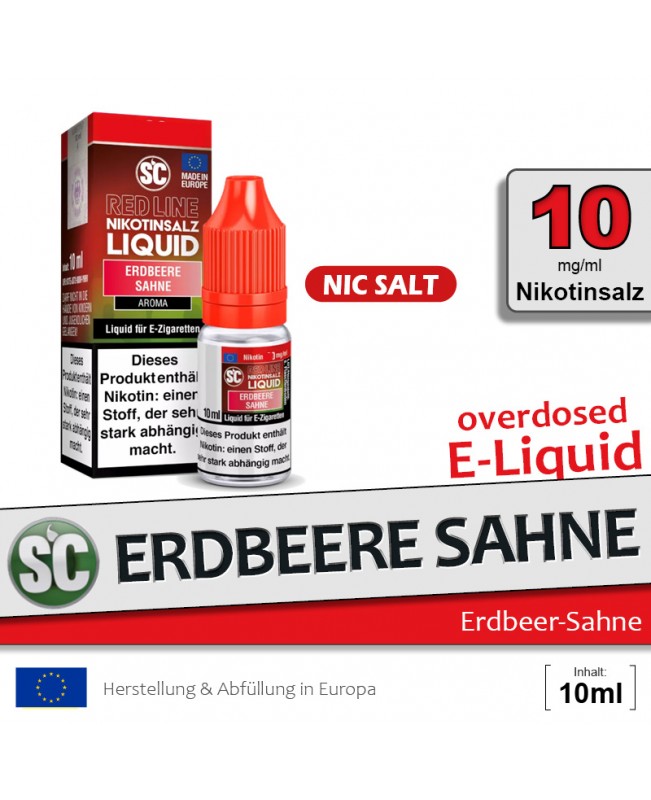 SC Red Line Erdbeere Sahne Liquids