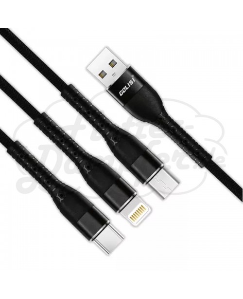 Golisi 3 in 1 USB Ladekabel