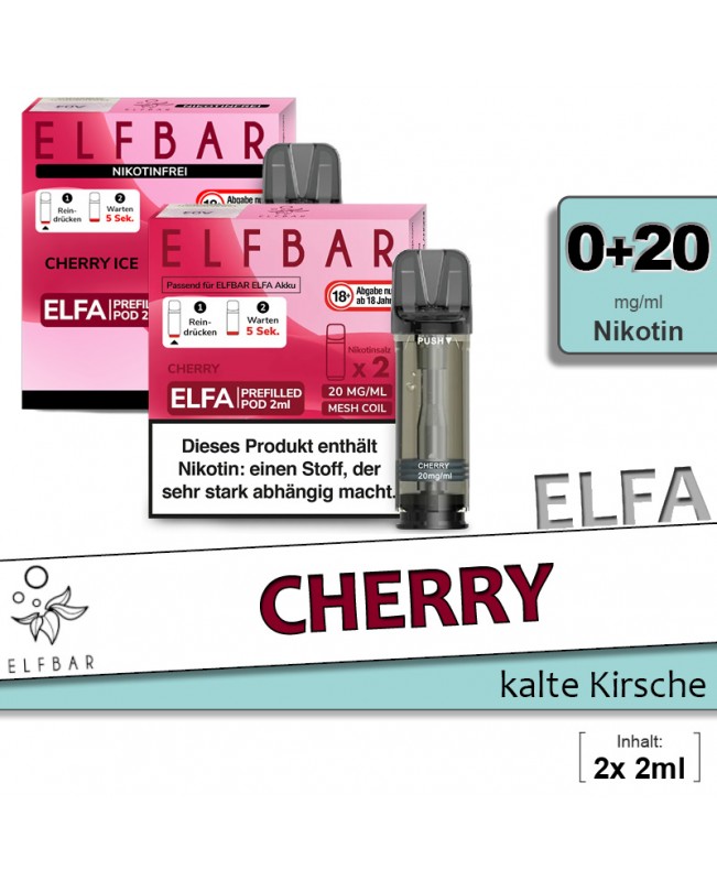 Elfbar Elfa Cherry Pods