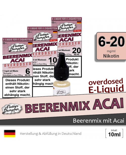 Beerenmix Acai Liquids • Flotter-Dampfer