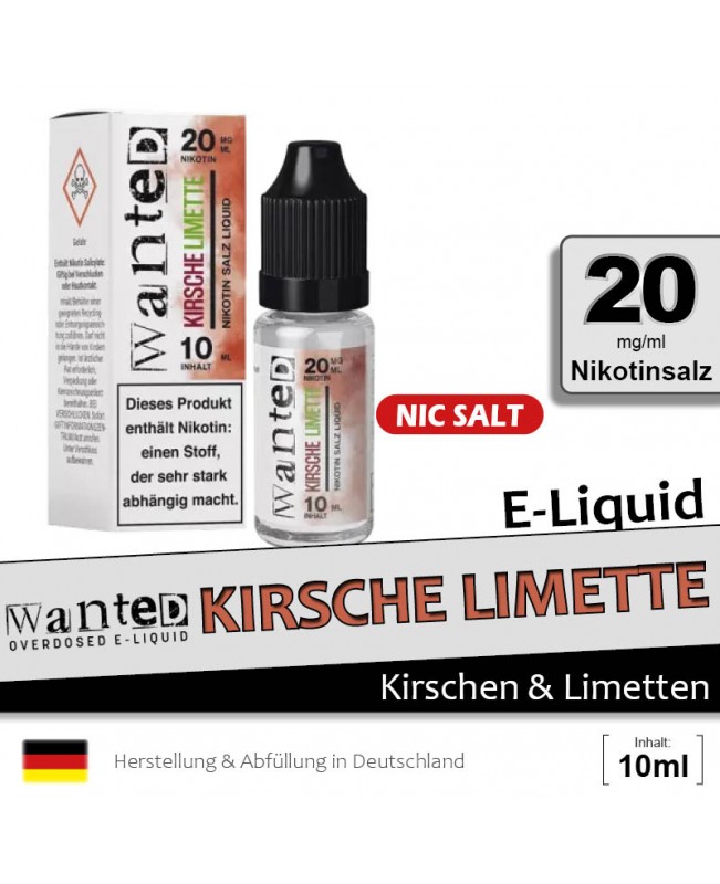 Wanted Kirsche Limette Liquids