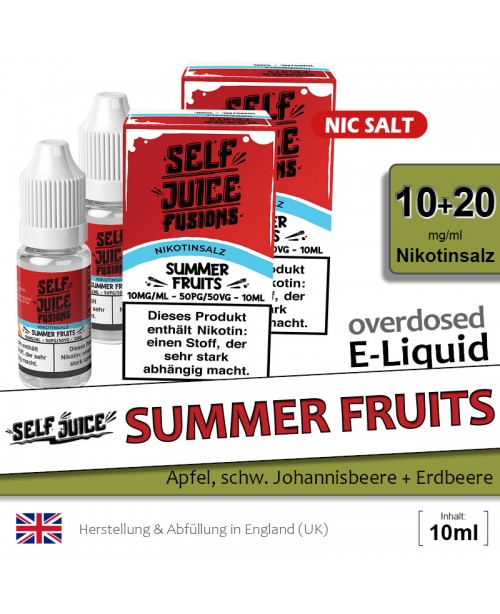 Self Juice Summer Fruits Liquids