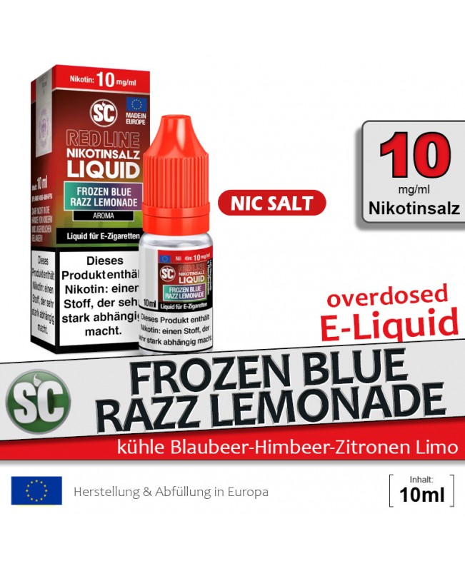 SC Red Line Frozen Blue Razz Lemonade Liquids