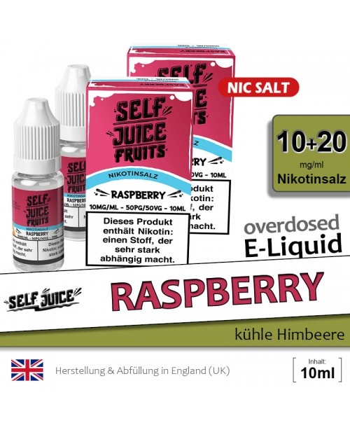 Self Juice Raspberry Liquids