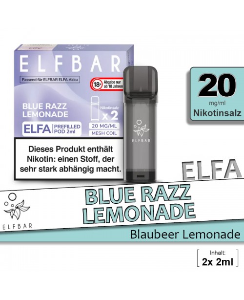 Elfbar Elfa Blue Razz Lemonade Pods